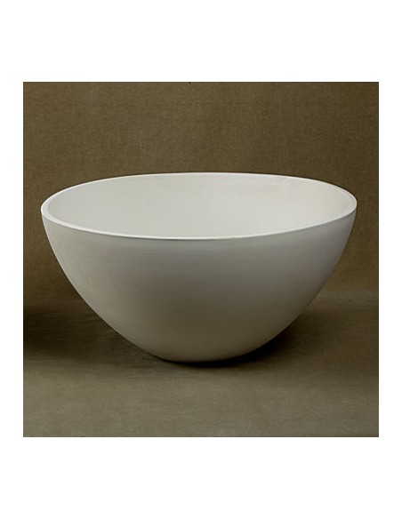 Bolo contemporaneo gigante (fatto al tornio) in Ceramica semilavorata - Biscotto - DA DECORARE