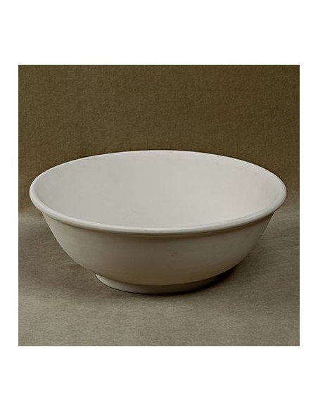 Unglazed Ceramics Serving Bowl -Bisque -TO PAINT YOURSELF