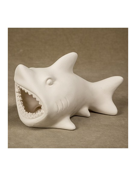 Unglazed Ceramics Shark-Bisque -TO PAINT YOURSELF