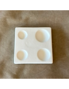 Unglazed Ceramics Tile cm 10x10-Bisque -TO PAINT YOURSELF