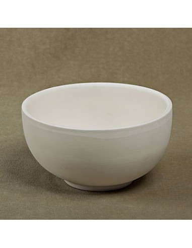 Unglazed Ceramics Cereal Bowl -Bisque -TO PAINT YOURSELF