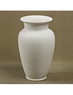 Unglazed Ceramics Vase cm 30-Bisque -TO PAINT YOURSELF