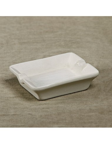Unglazed Ceramics Ashtry-Bisque -TO PAINT YOURSELF