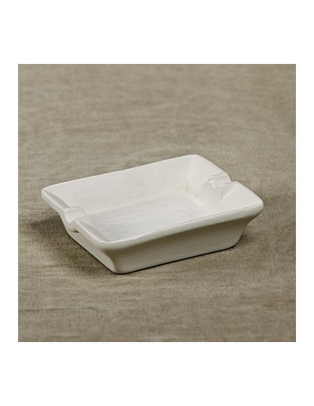 Unglazed Ceramics Ashtry-Bisque -TO PAINT YOURSELF