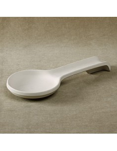 Unglazed Ceramics Spoon Holder-Bisque -TO PAINT YOURSELF