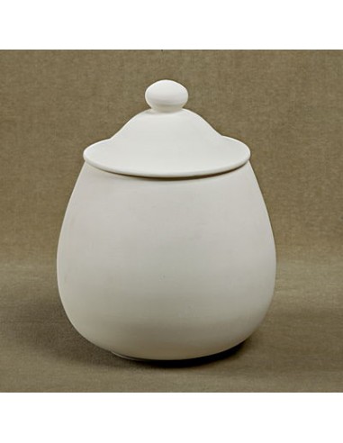 Unglazed Ceramics Lg. Pear Pot-Bisque -TO PAINT YOURSELF