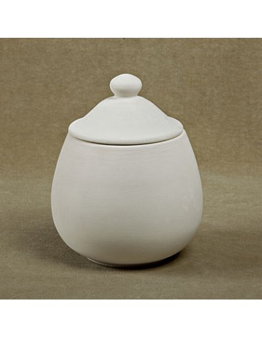 Unglazed Ceramics Med. Pear Pot-Bisque -TO PAINT YOURSELF