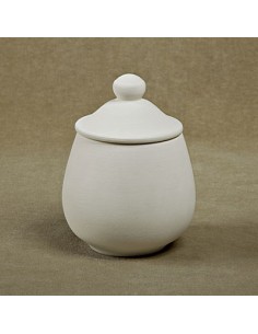 Unglazed Ceramics Sm. Pear Pot-Bisque -TO PAINT YOURSELF