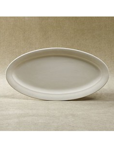 Unglazed CeramicsOval Plate-Bisque -TO PAINT YOURSELF