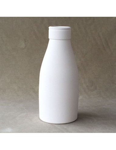 Unglazed Ceramics Lg. Milk Bottle-Bisque -TO PAINT YOURSELF