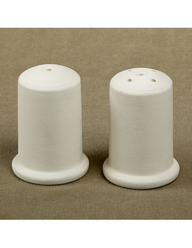 Unglazed Ceramics Salt & Pepper Set-Bisque -TO PAINT YOURSELF