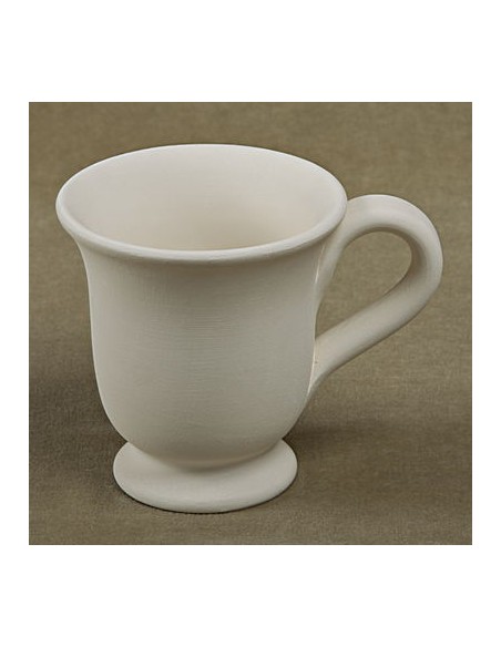 Unglazed Ceramics Coffe Mug -Bisque -TO PAINT YOURSELF