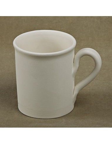 Unglazed Ceramics Mug-Bisque -TO PAINT YOURSELF