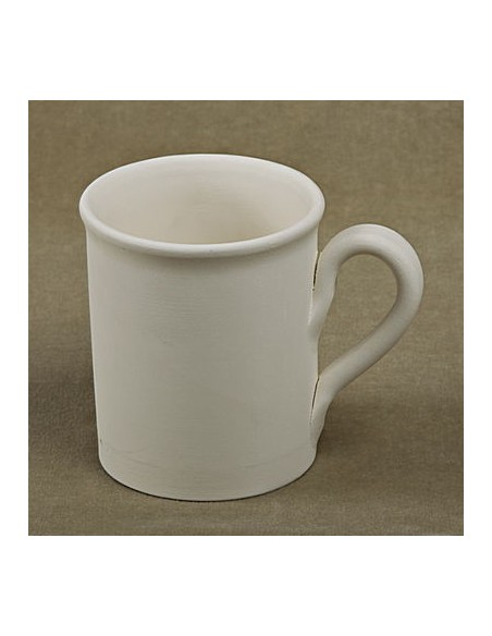 Unglazed Ceramics Mug-Bisque -TO PAINT YOURSELF