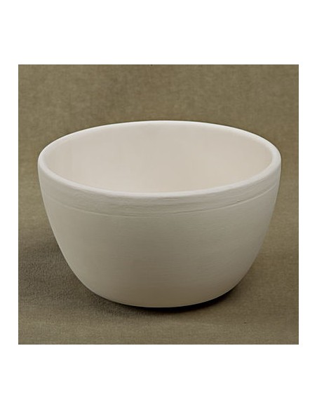 Unglazed Ceramics Cereal Bowl-Bisque -TO PAINT YOURSELF