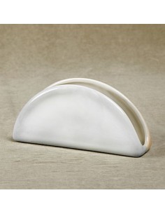 Unglazed Ceramics Napkin Holder-Bisque -TO PAINT YOURSELF