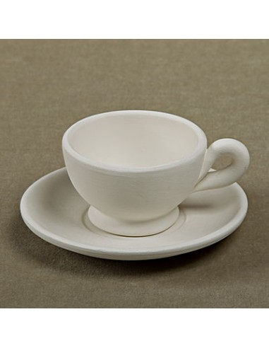 Footed Expresso Cup and Saucer
