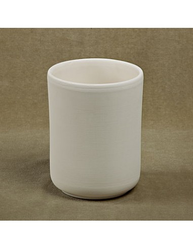 Unglazed Ceramics Utensil Holder-Bisque -TO PAINT YOURSELF