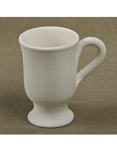 Unglazed Ceramics Irish Coffe Mug-Bisque -TO PAINT YOURSELF