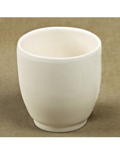 Unglazed Ceramics Round Mug without Handle-Bisque -TO PAINT YOURSELF