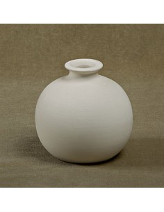 Unglazed Ceramics Flower vase-Bisque -TO PAINT YOURSELF