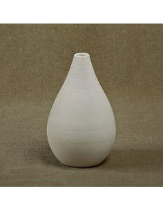 Unglazed Ceramics Cone Flower Vase -Bisque -TO PAINT YOURSELF