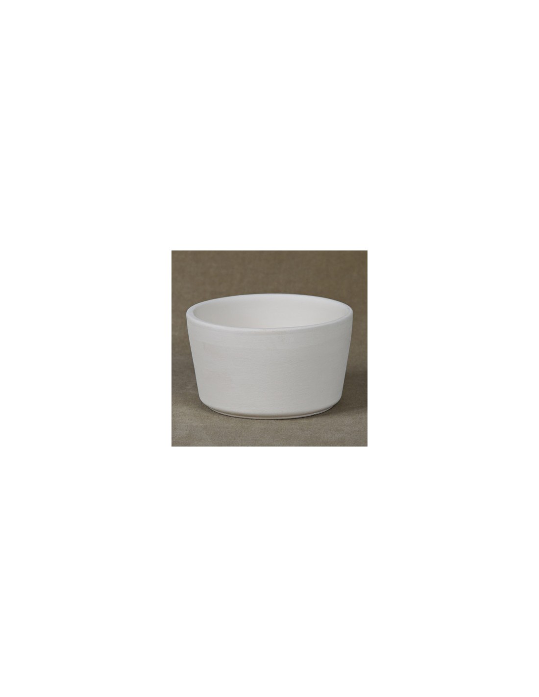 Unglazed Ceramics Round Sauce Bowl Bisque TO PAINT YOURSELF