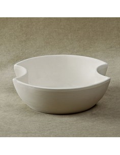 Unglazed Ceramics Join Bowl-Bisque -TO PAINT YOURSELF