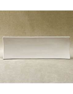 Unglazed CeramicsRect. Suchi Plate -Bisque -TO PAINT YOURSELF