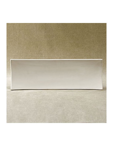Unglazed CeramicsRect. Suchi Plate -Bisque -TO PAINT YOURSELF