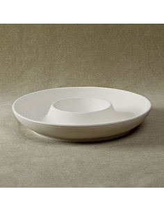 Unglazed Ceramics Chip & Dip -Bisque -TO PAINT YOURSELF