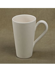 Unglazed Ceramics Lg. Cone Mug-Bisque -TO PAINT YOURSELF
