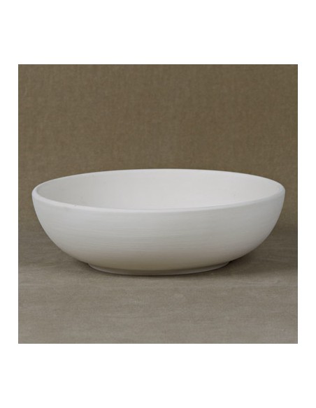 Unglazed Ceramics Med. Bowl-Bisque -TO PAINT YOURSELF