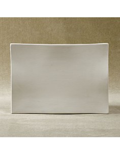 Unglazed Ceramics Med. Wave Ware Dish-Bisque -TO PAINT YOURSELF