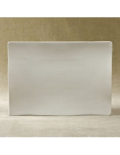 Unglazed Ceramics Lg. Wave Ware Dish-Bisque -TO PAINT YOURSELF