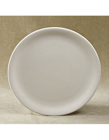 Unglazed Ceramics Coup Charger Plate-Bisque -TO PAINT YOURSELF