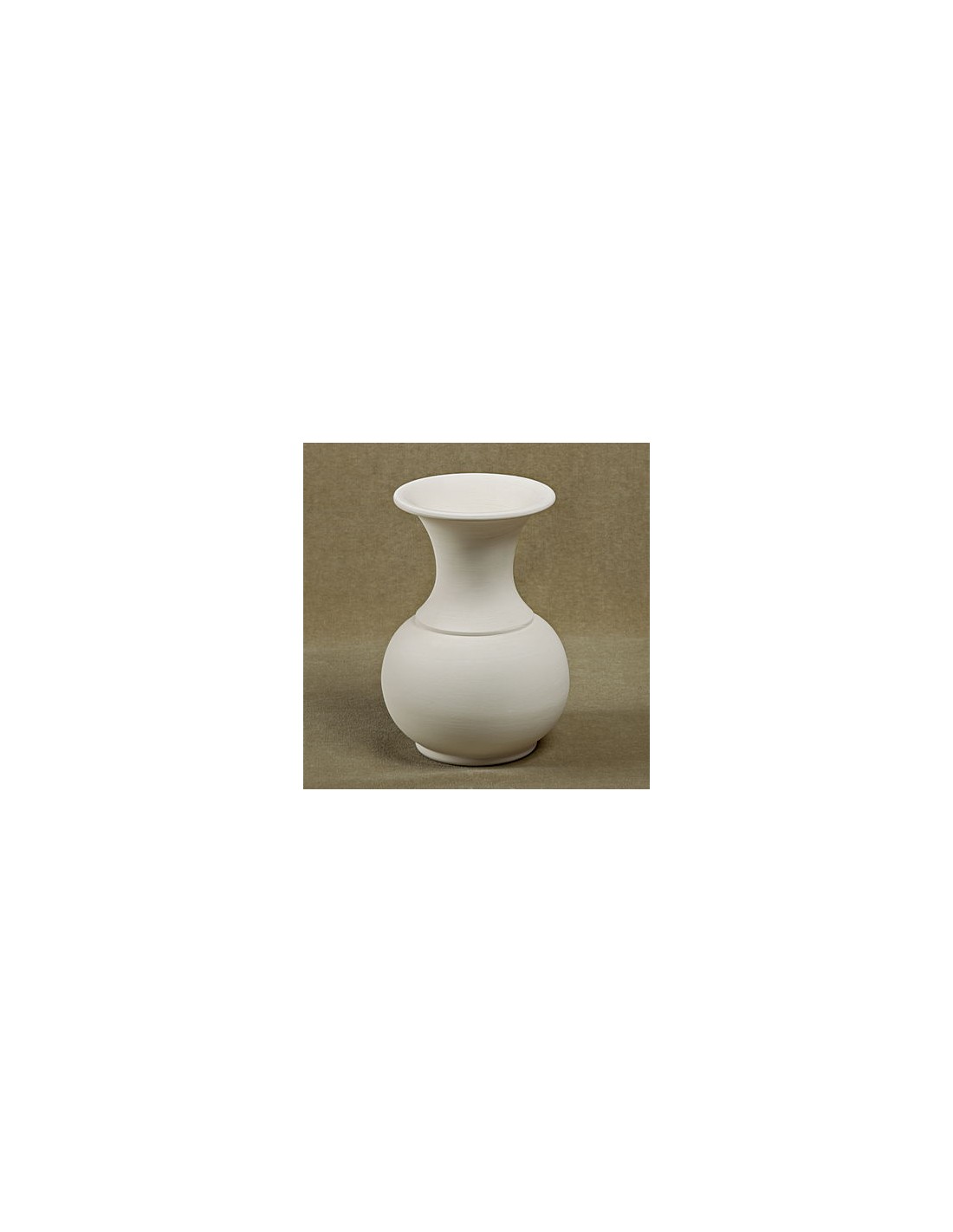 Unglazed Ceramics Vase Bisque TO PAINT YOURSELF