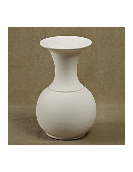 Unglazed Ceramics Vase -Bisque -TO PAINT YOURSELF