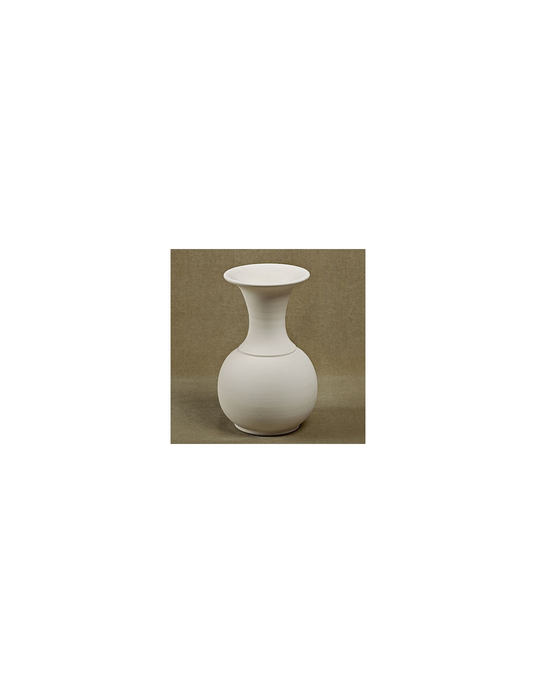 Unglazed Ceramics Vase Bisque TO PAINT YOURSELF