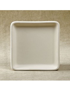 Unglazed Ceramics Square Tray-Bisque -TO PAINT YOURSELF