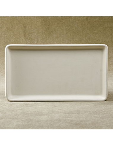 Unglazed Ceramics Rectangular Tray-Bisque -TO PAINT YOURSELF