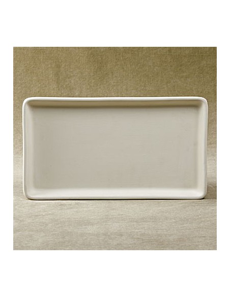 Unglazed Ceramics Rectangular Tray-Bisque -TO PAINT YOURSELF
