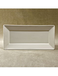 Unglazed Ceramics Rim Rectangular Platter-Bisque -TO PAINT YOURSELF