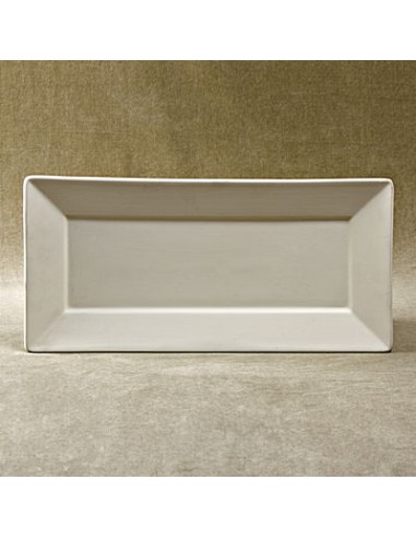 Unglazed Ceramics Rim Rectangular Platter-Bisque -TO PAINT YOURSELF