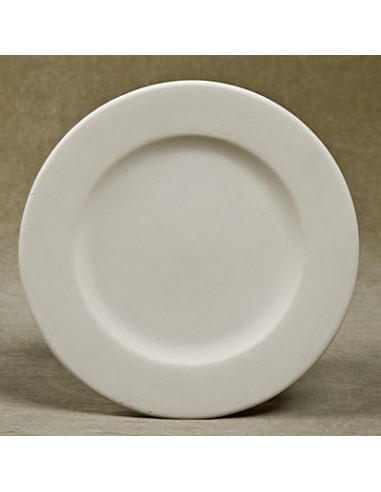 Unglazed Ceramics Rim Salad Plate-Bisque -TO PAINT YOURSELF