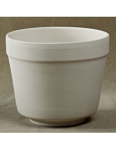 Unglazed Ceramics Lg. Cache Pot-Bisque -TO PAINT YOURSELF