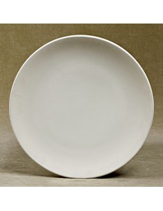 Unglazed Ceramics Coupe Dinner Plate -Bisque -TO PAINT YOURSELF