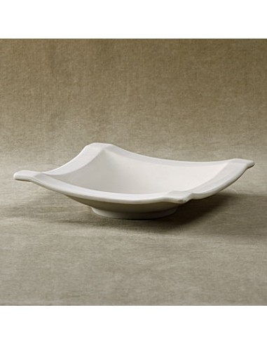 Unglazed Ceramics Sushi Square Bowl-Bisque -TO PAINT YOURSELF