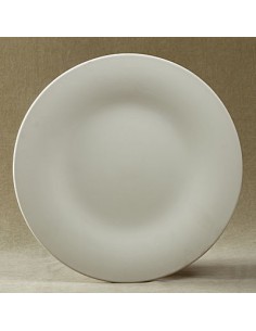 Unglazed Ceramics Round Plate-Bisque -TO PAINT YOURSELF