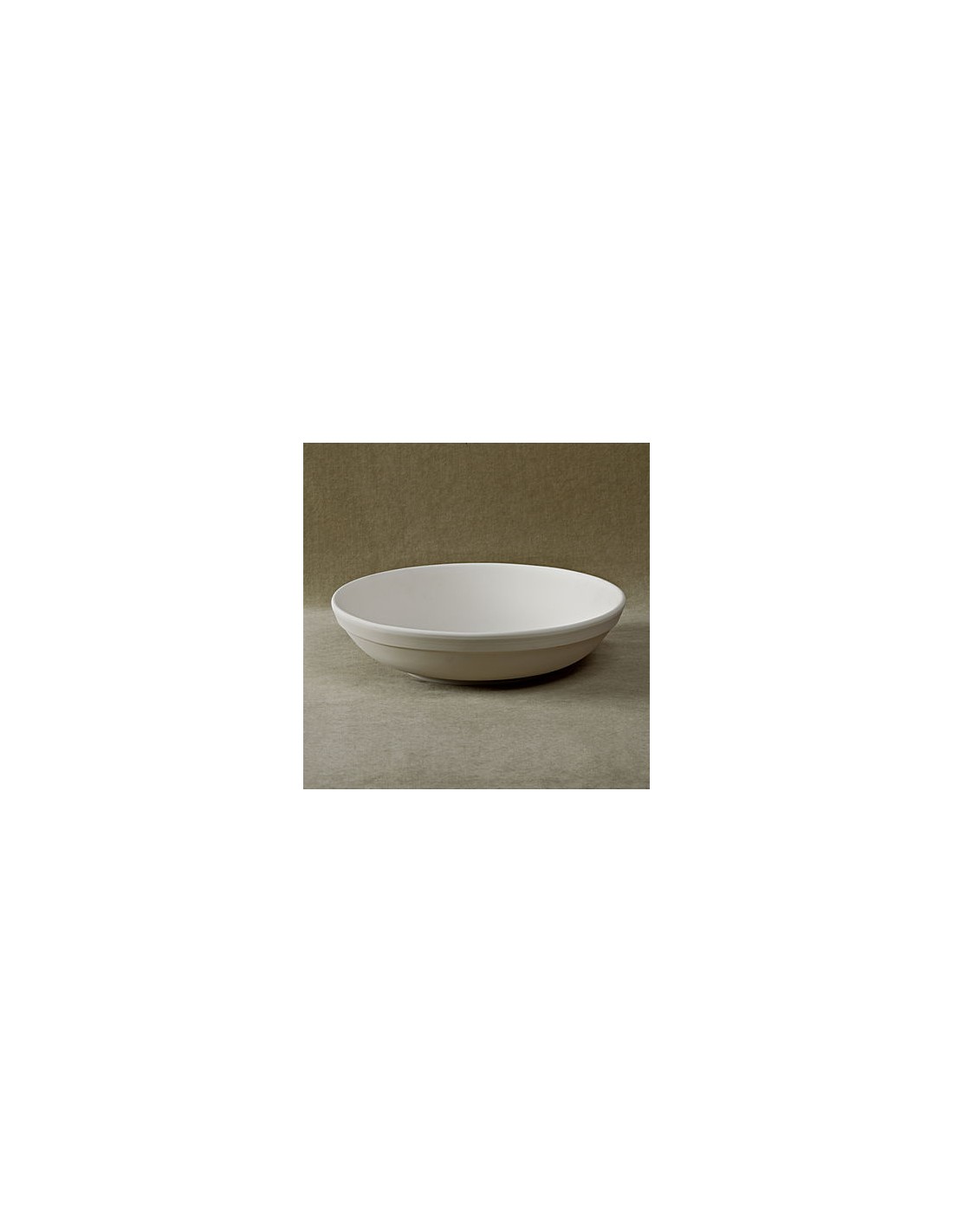 Unglazed Ceramics Sm. Round Serving Bowl Bisque TO PAINT YOURSELF